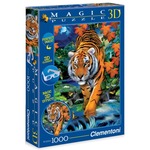 1000 EL. 3D Tygrys CLEMENTONI 