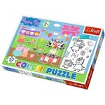 20 ELEMENTÓW Color Puzzle - Świnka Peppa
