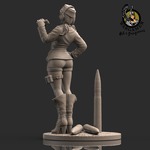 Hot & Dangerous: Hedwig from the Africa Corps (28 mm)