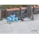 Juweela: Niebieskie i czarne pełne worki na śmieci (20 szt)
