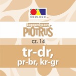 Karty Logopedyczny Piotruś - TR-DR, PR-BR, KR-GR