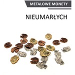 Metalowe Monety - Nieumarłych (zestaw 24 monet)