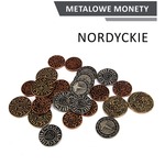 Metalowe Monety - Nordyckie (zestaw 24 monet)