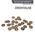 Metalowe Monety - Orientalne (zestaw 24 monet)