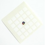 Naklejki z logo Rubik na kostkę 5x5x5
