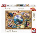 PQ Puzzle 2000 el. THOMAS KINKADE Bohaterowie bajek Disneya (Disney)