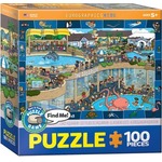 Puzzle 100 EG-Crazy Aquarium 6100-0543