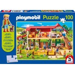 Puzzle 100 el. PLAYMOBIL Farma + figurka