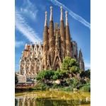 Puzzle 1000 el. PC Widok na Sagrada Familia