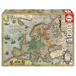 Puzzle 1000 el. Stara mapa Europy