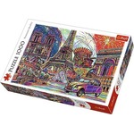 Puzzle 1000 elementów - Kolory Paryża