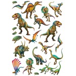 Puzzle 150 el. Dinozaury + tatuaże