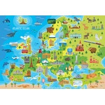 Puzzle 150 el. Mapa Europy dla dzieci