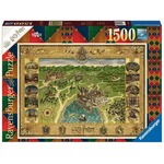 Puzzle 1500 elementów Mapa Hogwartu