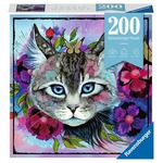 Puzzle 200 elementów Kot