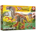 Puzzle 3D Dinozaury - Welociraptor 64 el. G3