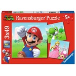 Puzzle 3x49 elementów Super Mario