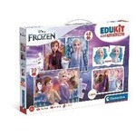 Puzzle 48 + 36 + Memo + 6 klocków Edukit Frozen