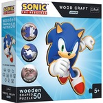 Puzzle 50 drewniane Wood Craft Junior Sprytny Sonic 20203