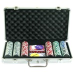 Żetony pokerowe z nominałami 300 szt. 11.5 g (620910)
