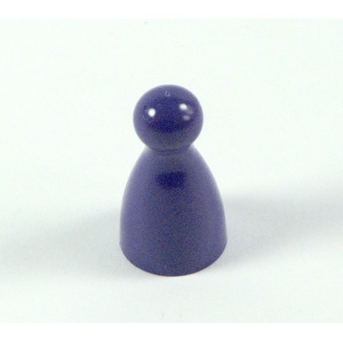 Pionek do gry z główką - fioletowy - 1 szt.