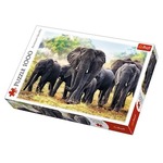 1000 ELEMENTÓW Afrykańskie słonie