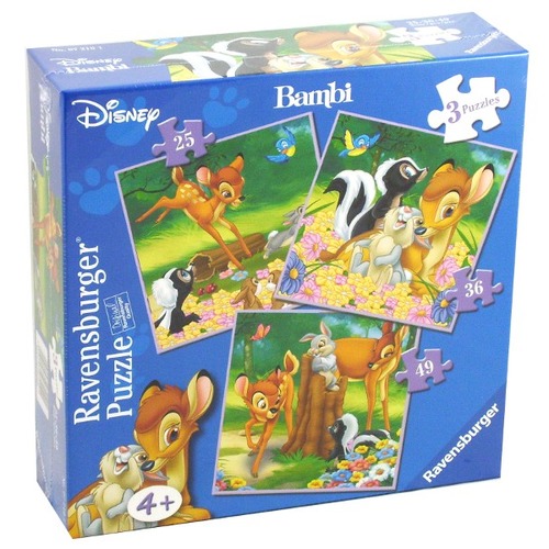 3 w 1 NASZ PRZYJACIEL BAMBI Ravensburger