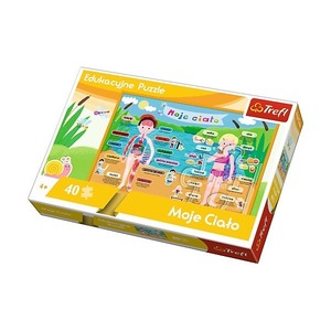 40 EL. Moje ciało - puzzle edukacyjne
