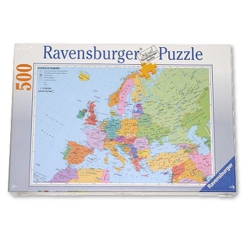 500 EL. POLITYCZNA MAPA EUROPY PUZZLE Ravensburger