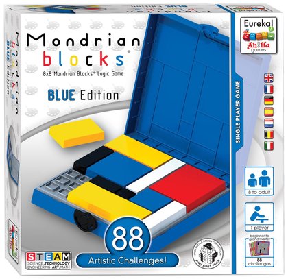 Ah!Ha - Blok Mondriana (niebieski) - gra logiczna