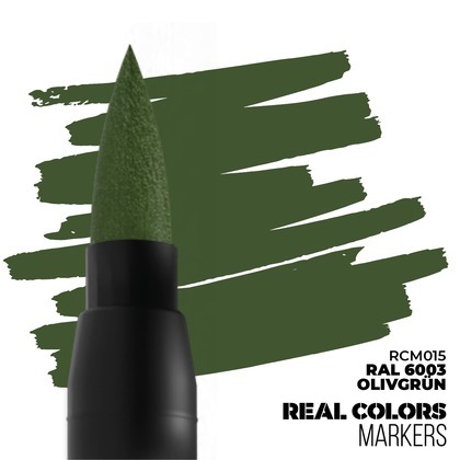 AK Interactive: Real Colors Markers - RCM015 - RAL 6003 Olivgr&uuml;n