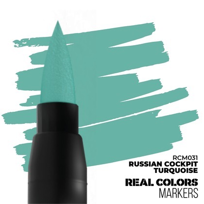 AK Interactive: Real Colors Markers - RCM031 - Russian Cockpit Torquoise