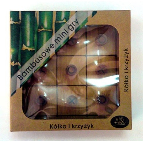 ALBI BAMBUSOWE MINI GRY - KÓŁKO I KRZYŻYK