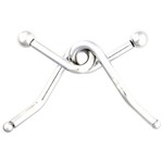 Łamigłówki metalowe 4 szt. PUZZLE MANIA ZESTAW CZERWONY