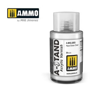 Ammo: A-Stand Acrylic Varnish - Aqua Gloss Clear (30 ml)