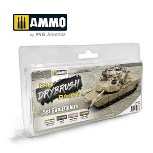 Ammo: DIO Drybrush Paint - Set Sand Colors