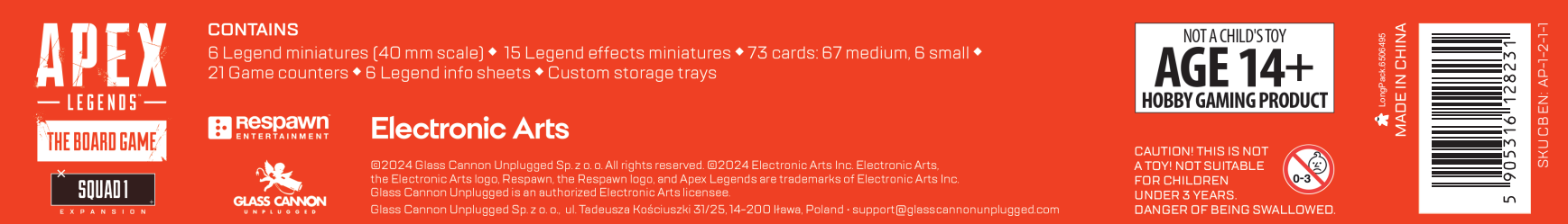 Apex Legends: The Board Game - Squad 1 Expansion