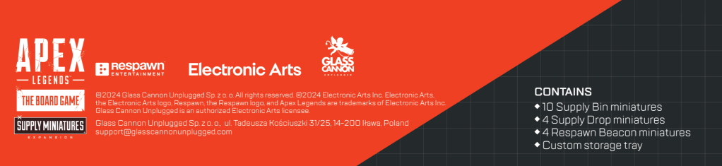 Apex Legends: The Board Game - Supply Miniatures Expansion