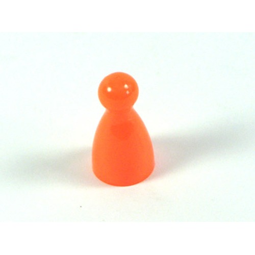 Pionek do gry z główką - pomarańczowy - 1 szt.