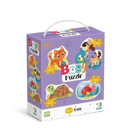 Baby puzzle 4w1 Zwierzęta domowe