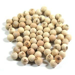 Bingo (akcesoria) - zestaw 75 piłeczek (24 mm)