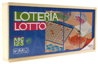 Bingo (Loteria Lotto) w drewnianym pudełku (749)