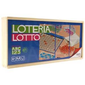 Bingo (Loteria Lotto) w drewnianym pudełku (749)