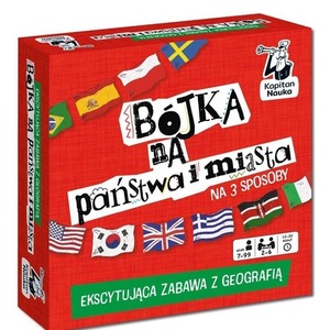 Bójka na państwa i miasta. Gra geograficzna