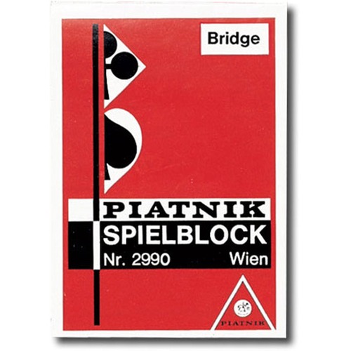 Bloczek brydżowy Piatnik mały 299094