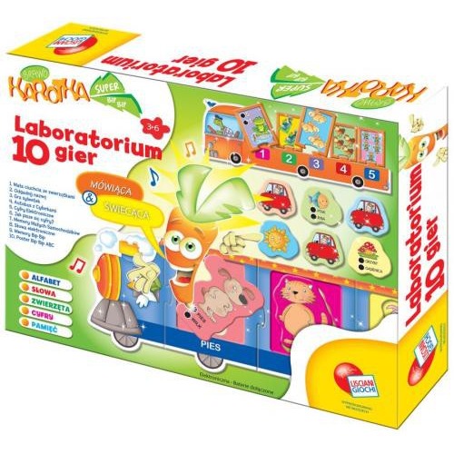 Karotka 10 Gier Laborator LISCIANIGIOCHI
