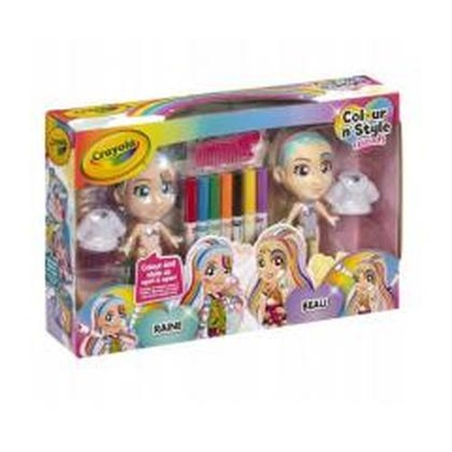 Colour&Style Tęczowe bliźniaczki CRAYOLA