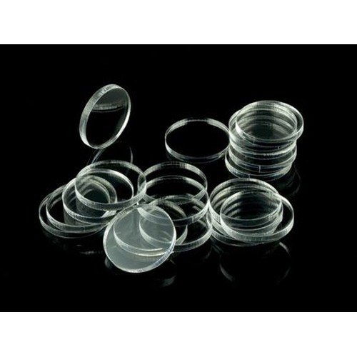 Crafters: Podstawki akrylowe - Transparentne - Okrągłe 25 mm (20)