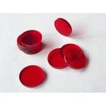 Crafters: Znaczniki akrylowe - Ciemnoczerwone okrągłe (10)