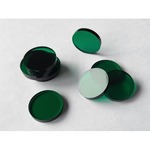 Crafters: Znaczniki akrylowe - Ciemnozielone okrągłe (10)